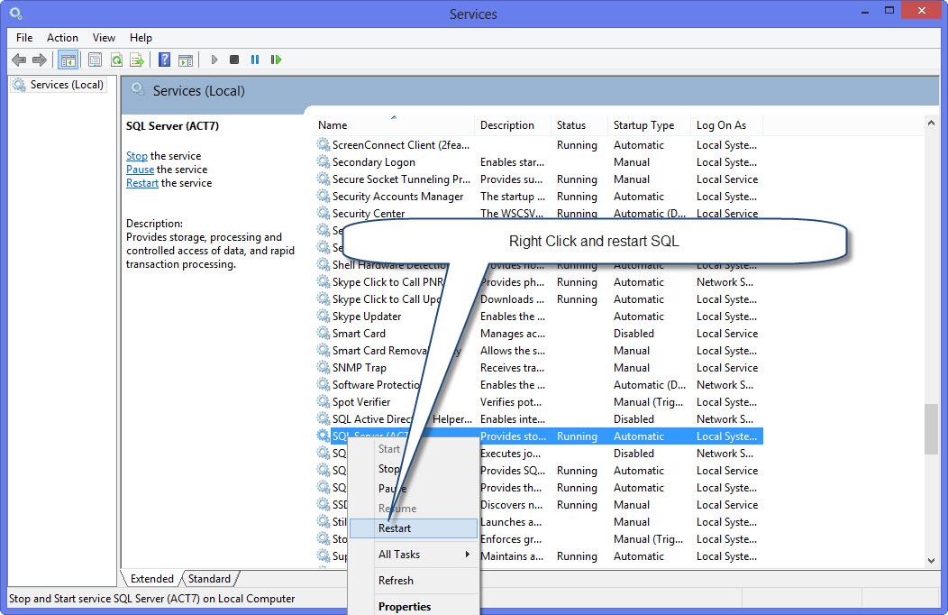 Start SQL Step 02