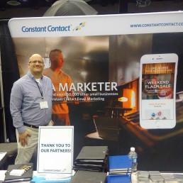 Mark Mondo participates at Small Business Expo in Chicago for Constant Contact